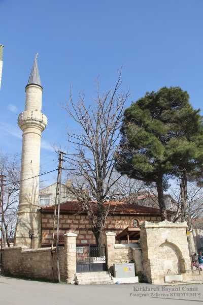 Kırklareli Bayazıt (Paşa) Camii
Fotoğraf; Zekeriya Kurtulmuş
Kırklareli İl Kültür ve Turizm Müd. Folk. Arş.