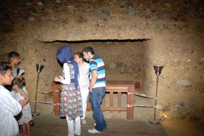 Amisos Tümülüsleri mezar odası (Fotoğraf: Samsun İl Kültür ve Turizm Müdürlüğü arşivi)