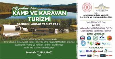 KAMP VE KARAVAN TURİZMİ DAVETİYESİ