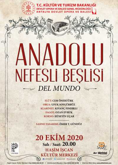 Antalya Devlet Opera ve Balesi, Anadolu Nefesli Beşlisi Konseri