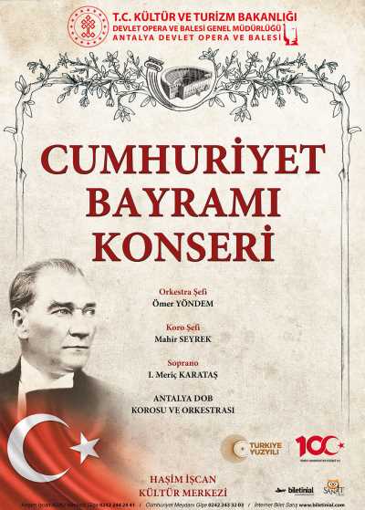 Antalya Devlet Opera ve Balesi Cumhuriyet Bayramı Konseri