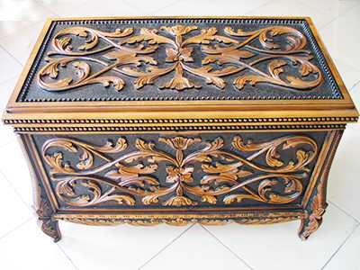 Kahramanmaraş Oyma Çeyiz Sandığı 