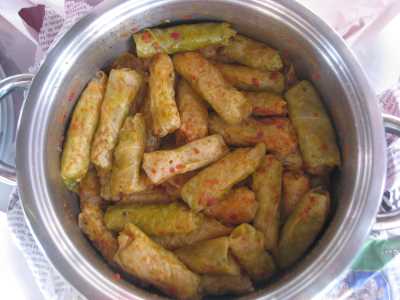 Etli Güveç Sarması