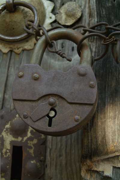 Safranbolu evlerinde kullanılan asma kilit 